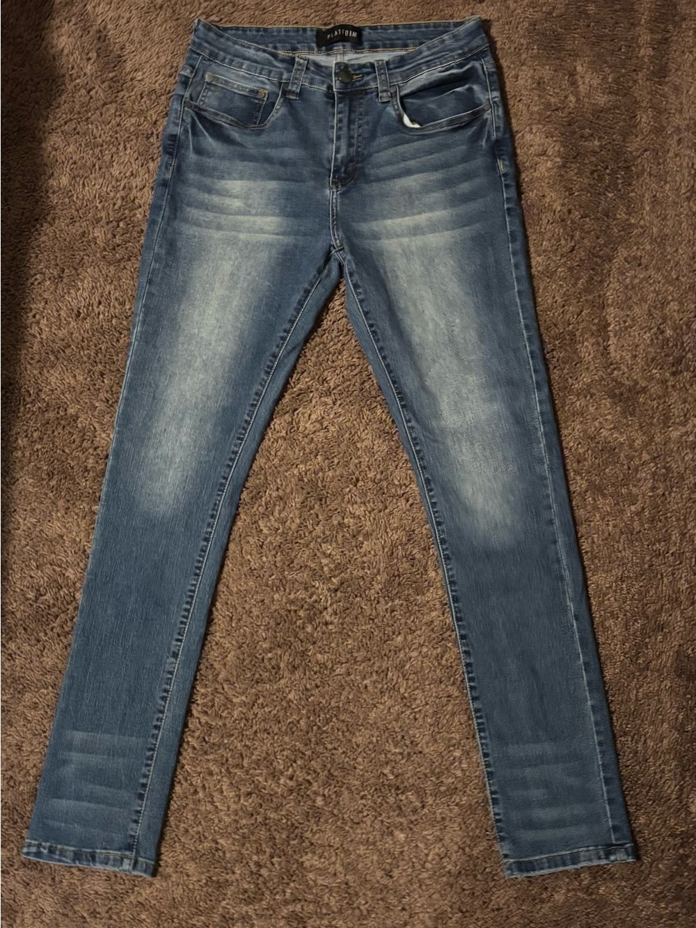 Classic Medium Blue Skinny Jeans — Comfortable Stretch Fit